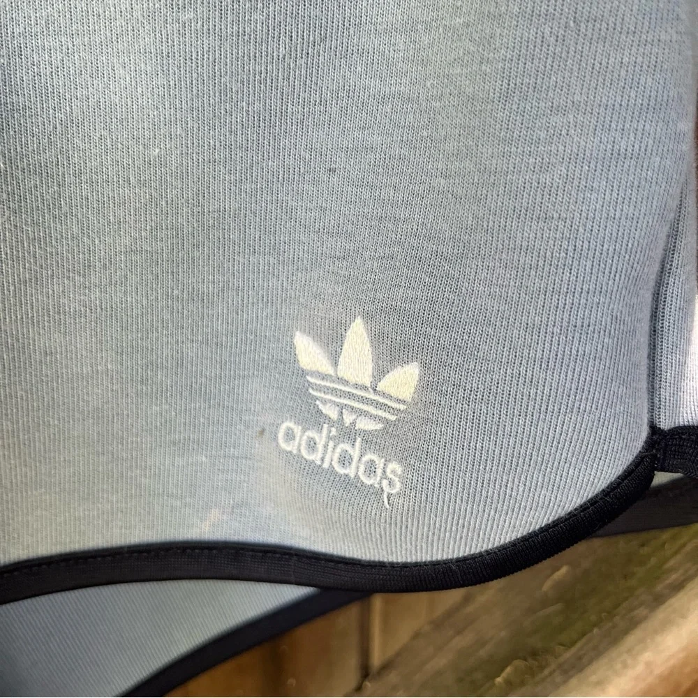 Blue Adidas Dolphin Shorts - Picture 3 of 5